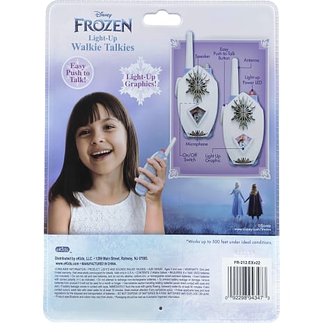 Disney Frozen II walkie talkies med lys- og lydeffekter