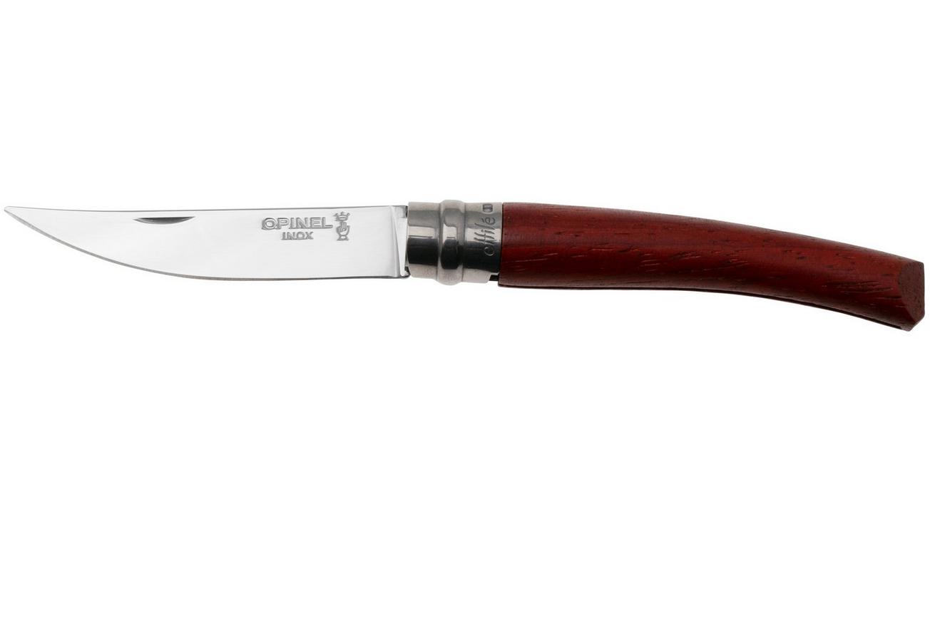 Opinel Effilé No. 8, 002554, padoekhout, zakmes