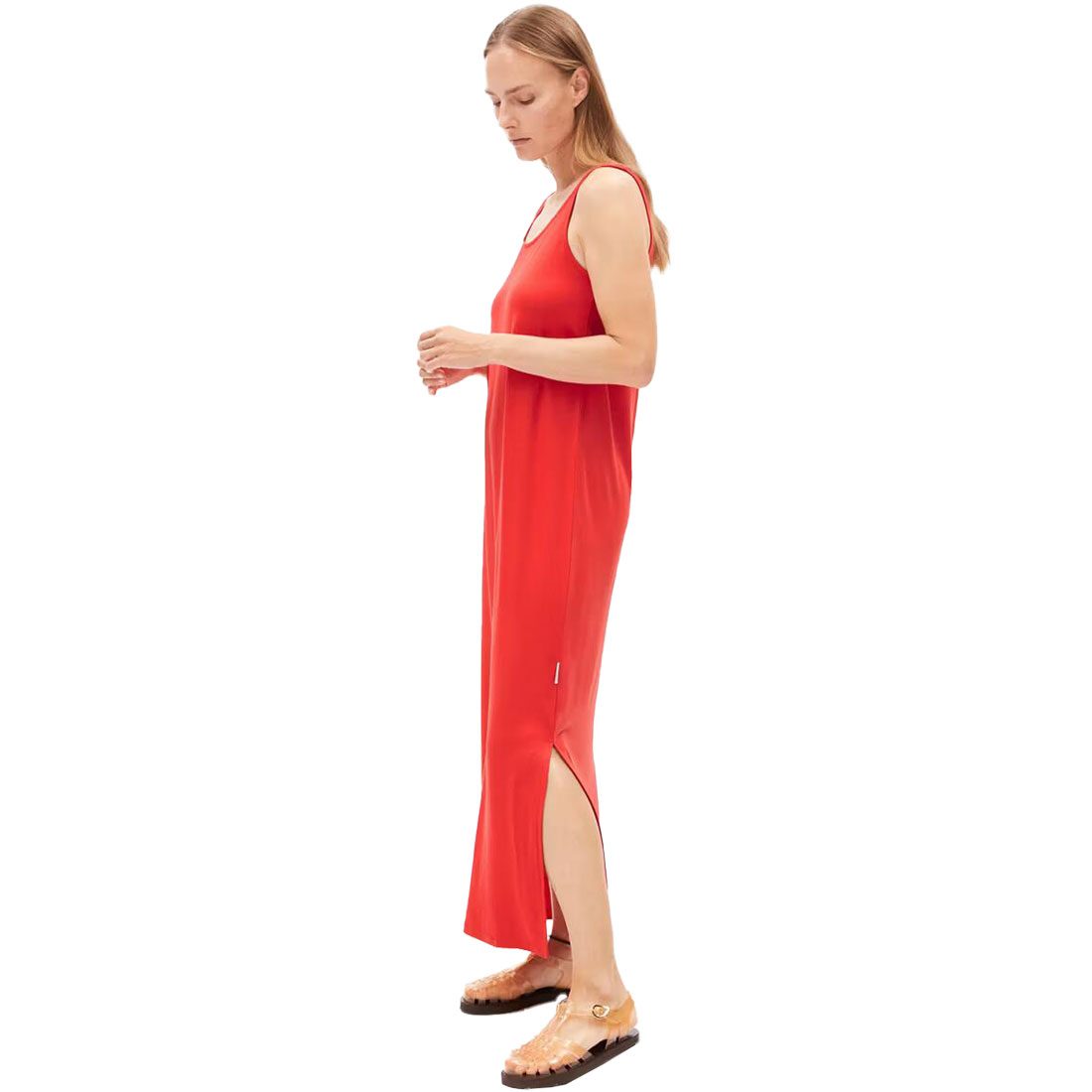 Armedangels Maeliaa Solid Kleid Damen coral blush