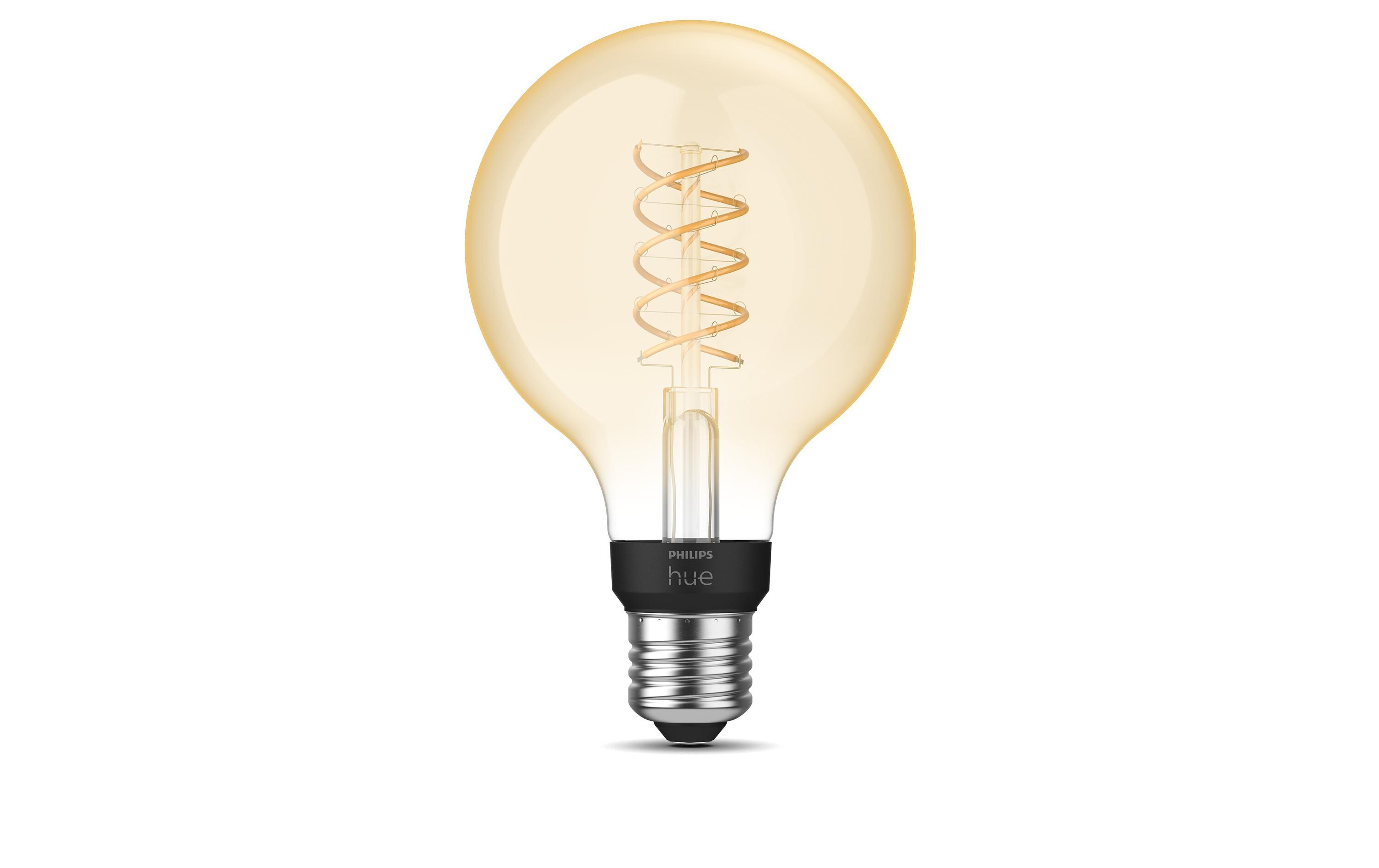 White E27 Einzelpack Globe Filament 550 lmFilament-Leuchtmittel mit E27 Sockel