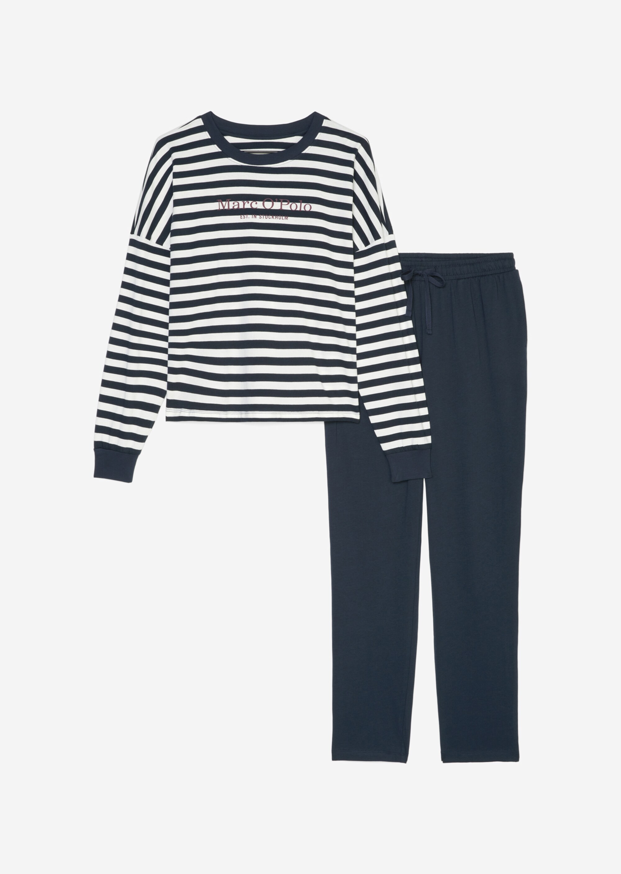 Lounge-Pyjama-Set aus softem Bio-Baumwoll-Jersey