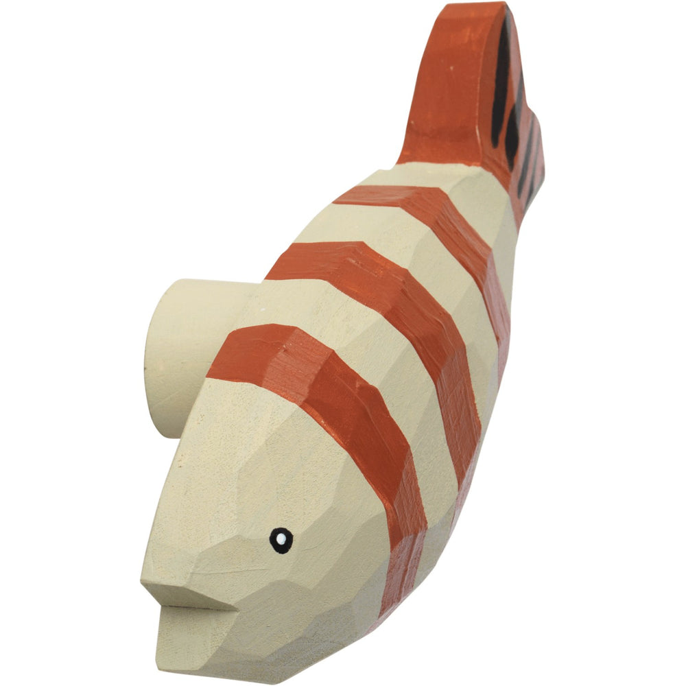 Køb Ferm Living Baked Clay/Light Celedon Harbour Hook Fish Stripe