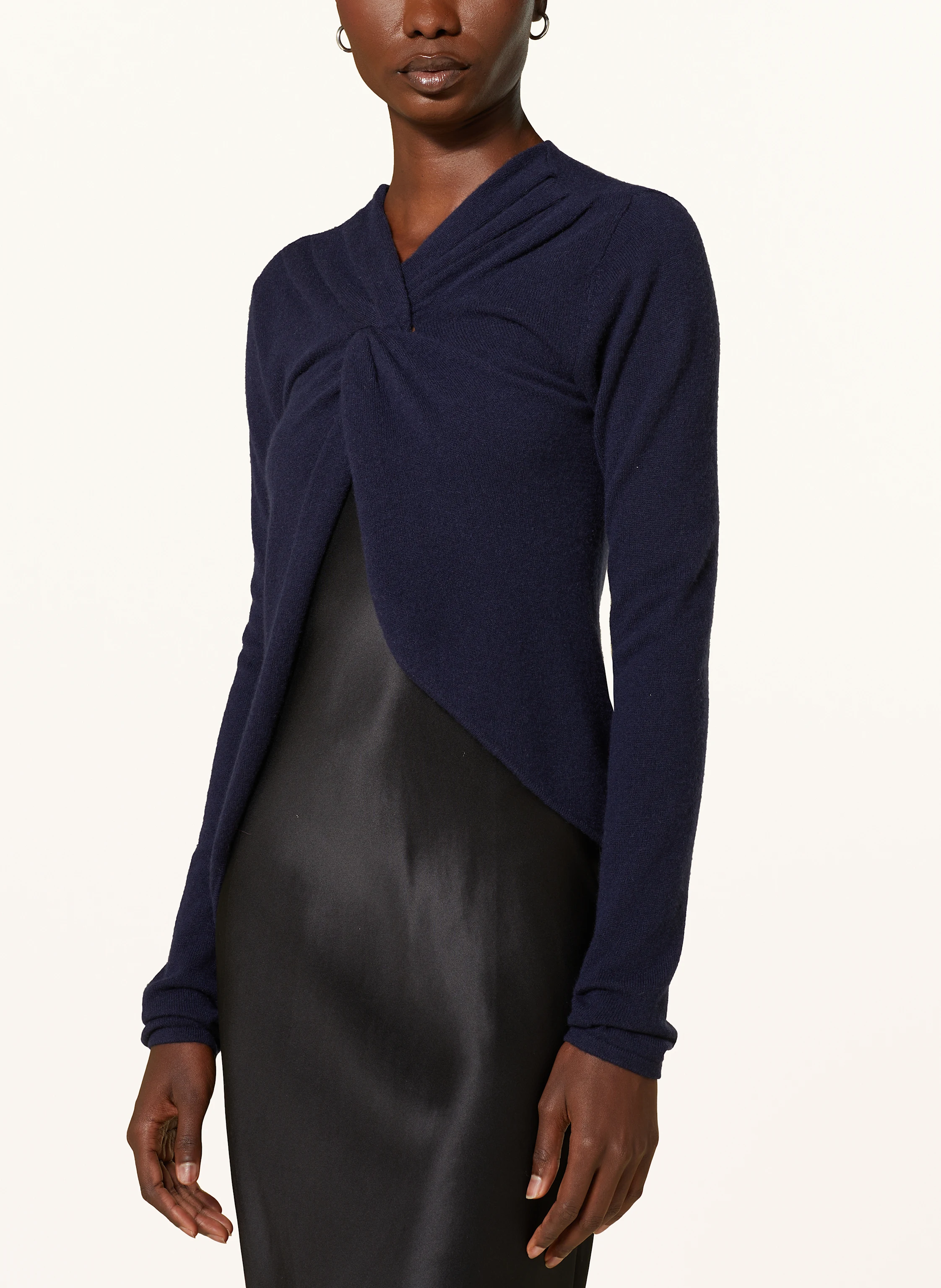 CHRISTOPHER ESBER Set: Seidenkleid und Cashmere-Pullover