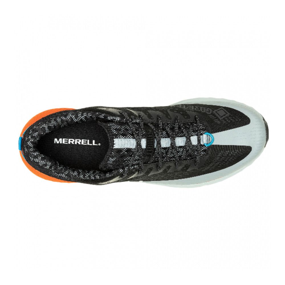 Merrell AGILITY PEAK 5 GTX - Chaussures trail Homme black/tangerine