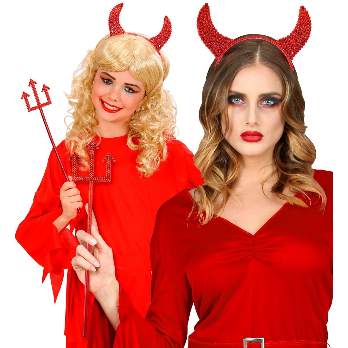 Halloween Accessoireset Rood 2 delig