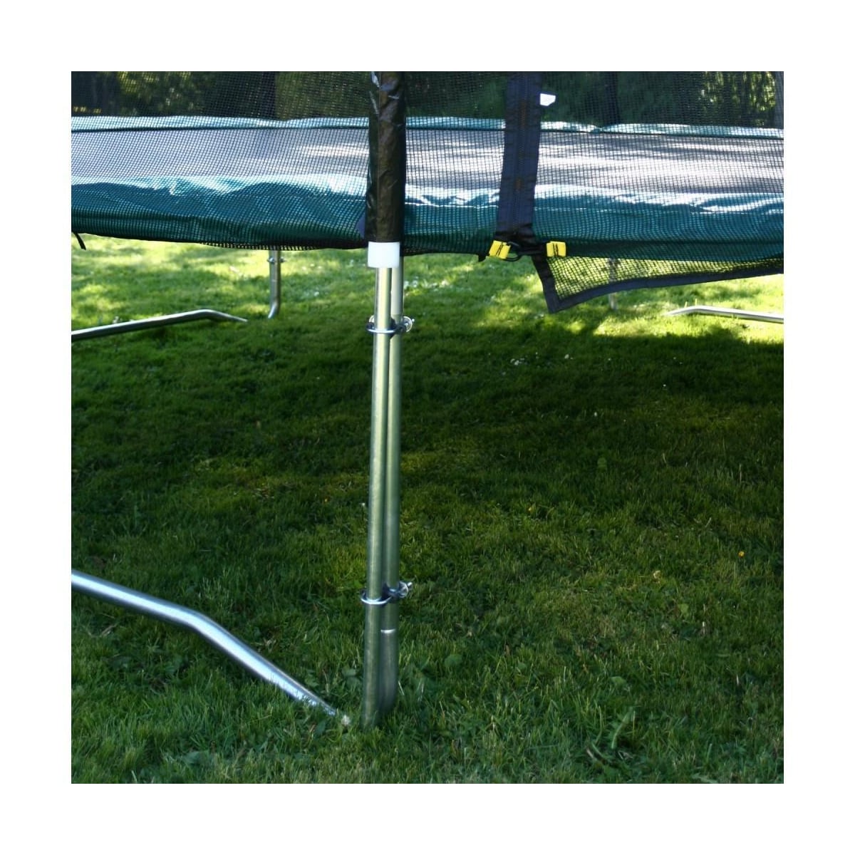 Kapsling for D305cm trampoline, med stenger, sort