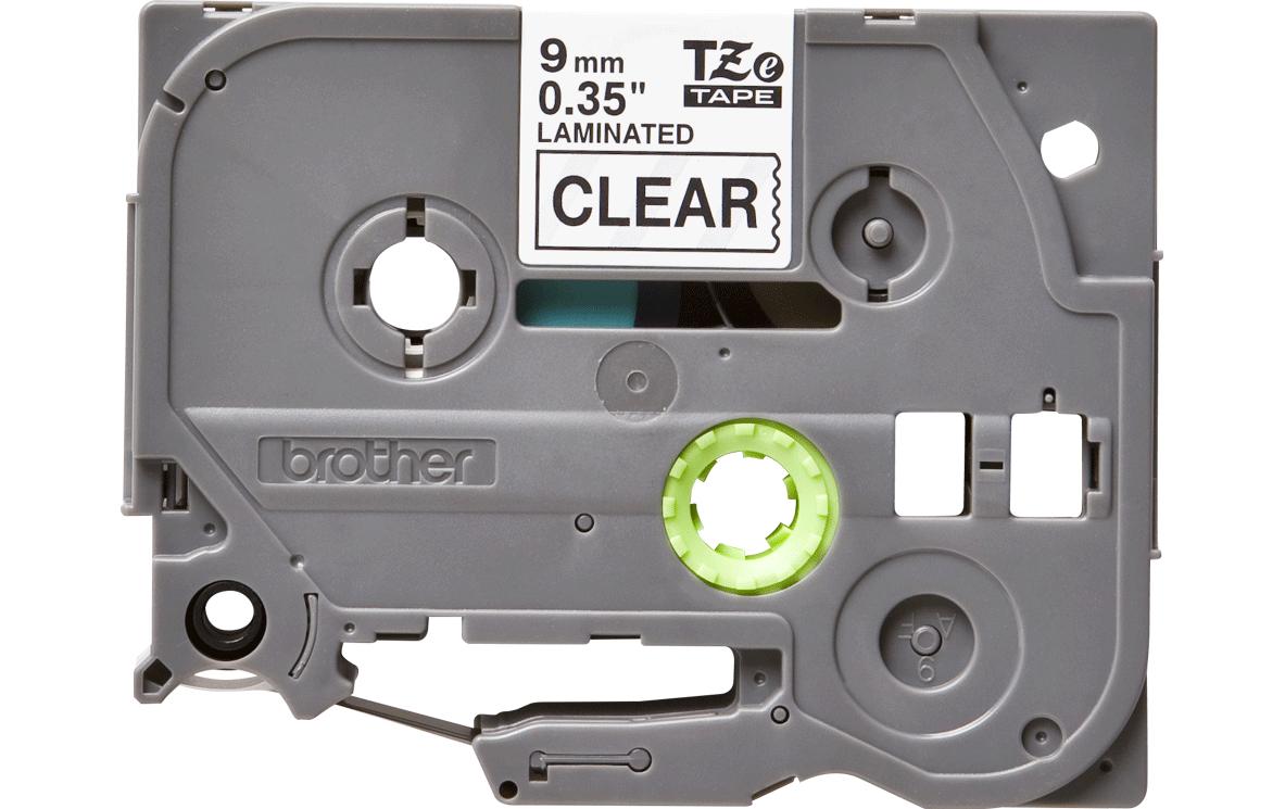 Beschriftungsband TZe-121 Schwarz auf Transparent9 mm-Beschriftungsband für Etikettendrucker