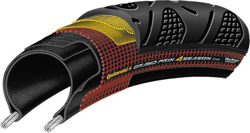 Continental Buitenband Grand Prix 4s Vouw 28 X 1.00 (25-622) Zwart