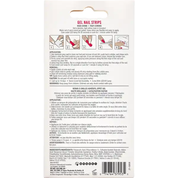 Nail Addict Gel Nail Strips Heartfelt
