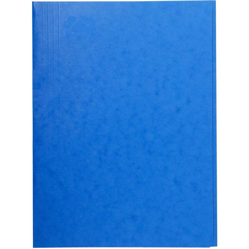 Chemise simple sans élastique avec 3 rabats carte lustrée 400gm2 - A4