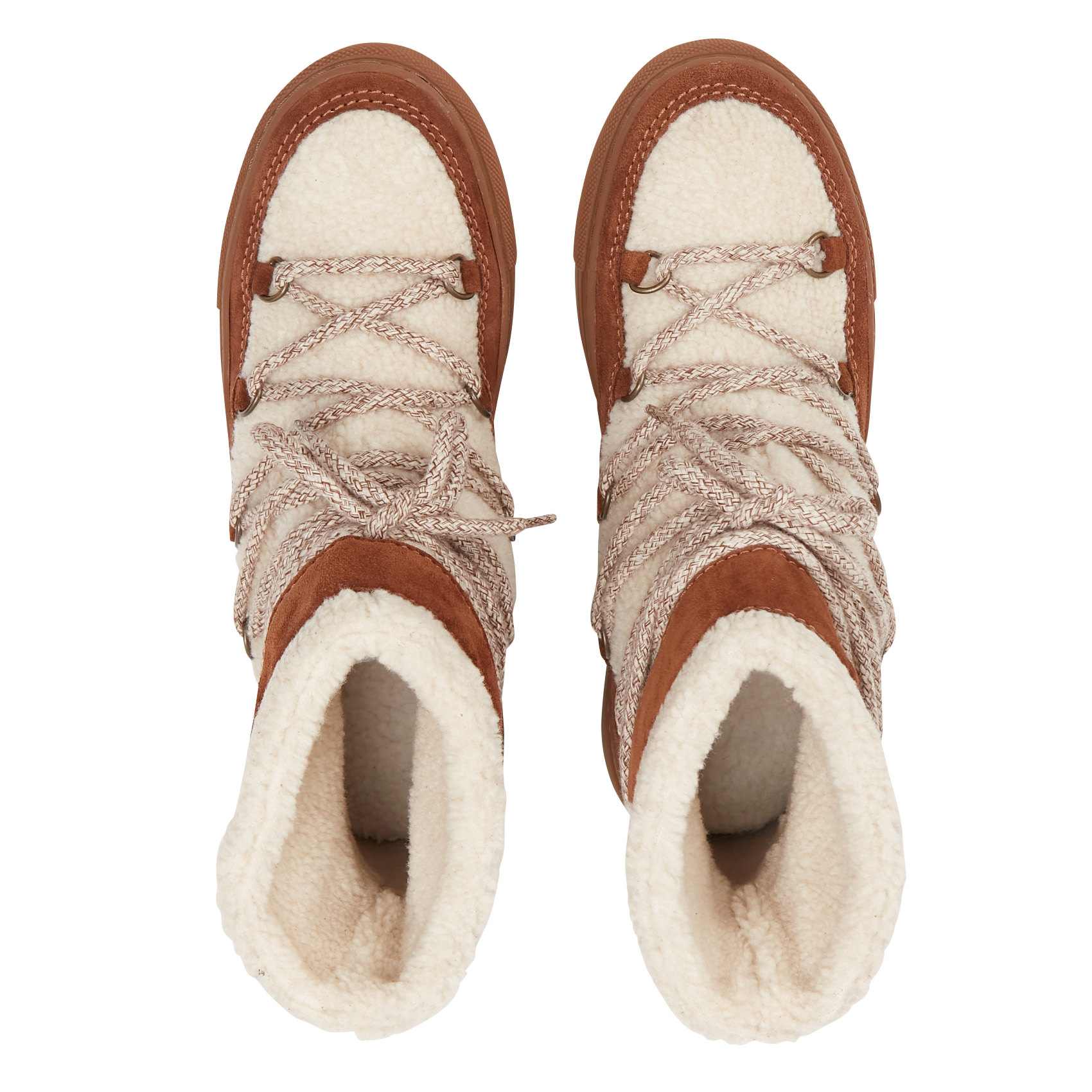 ERICA - Baskets montantes en cuir velours mélangé | Multicolore
