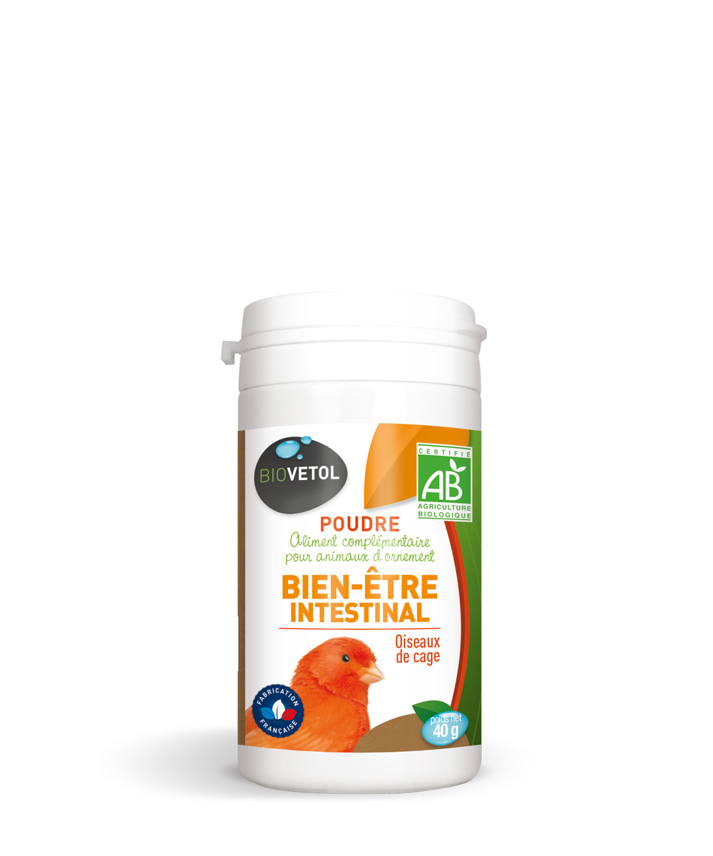 Poudre bien-être intestinal oiseaux