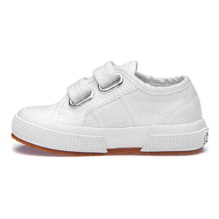 Superga Baskets Scratchs Coton Basse | Blanc