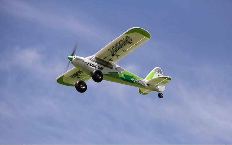Flugzeug Funcub NG RR Grün<br>Motorflugzeug