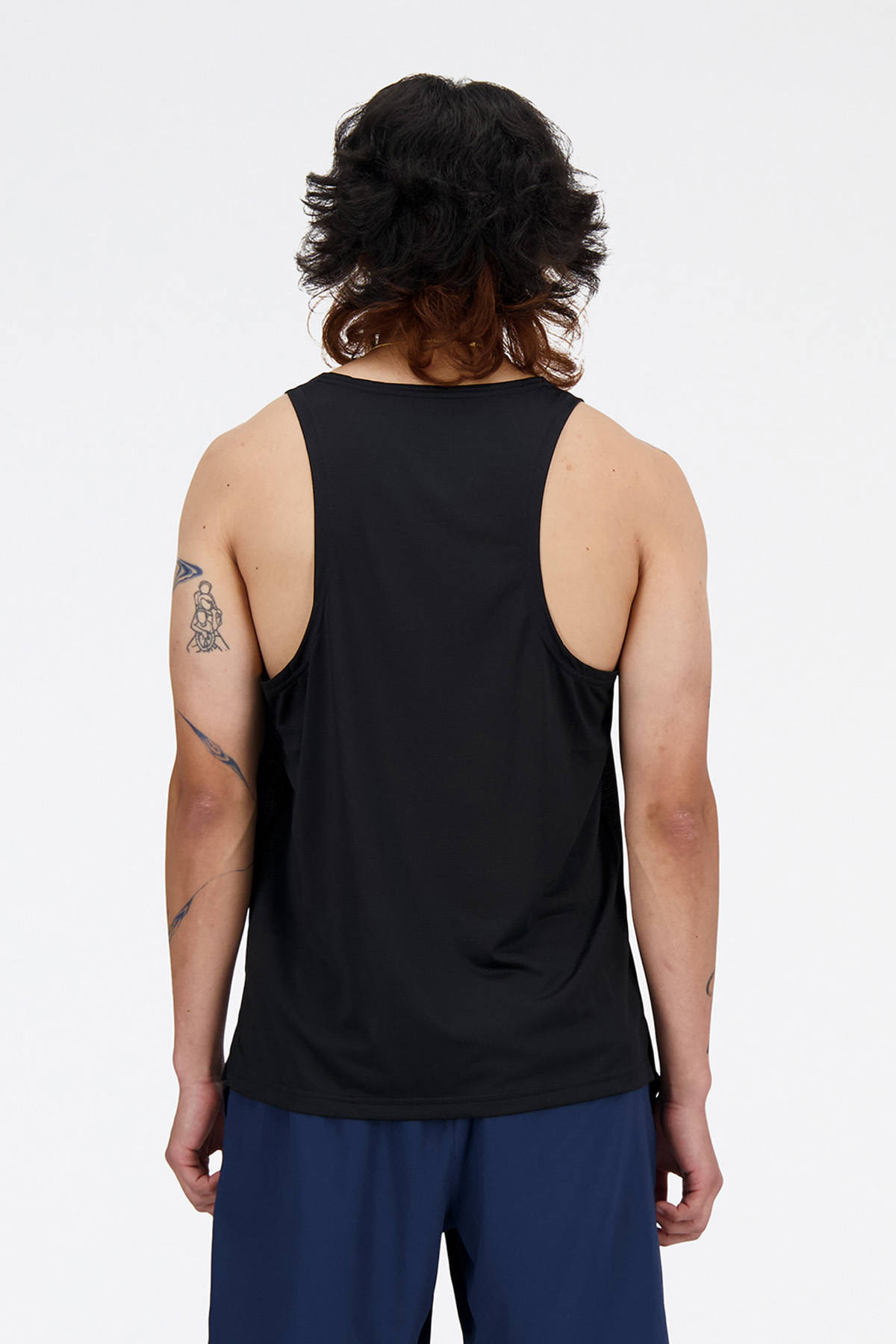 New Balance hardloopsinglet zwart