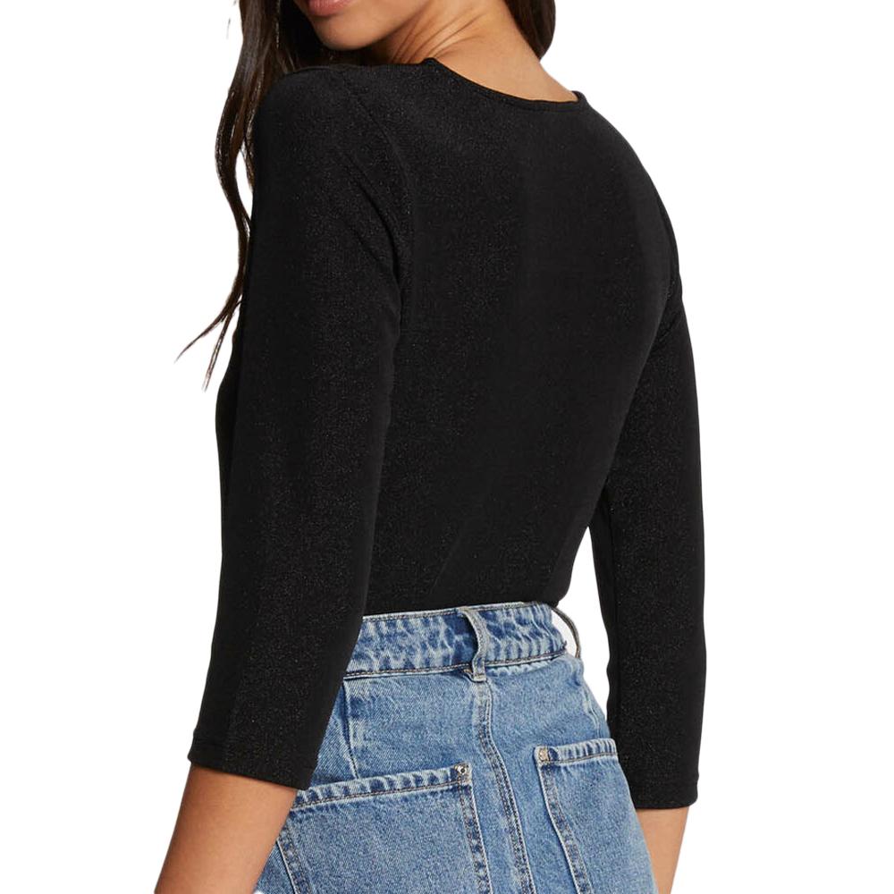 Morgan T-shirt Noir Femme Morgan TIWI