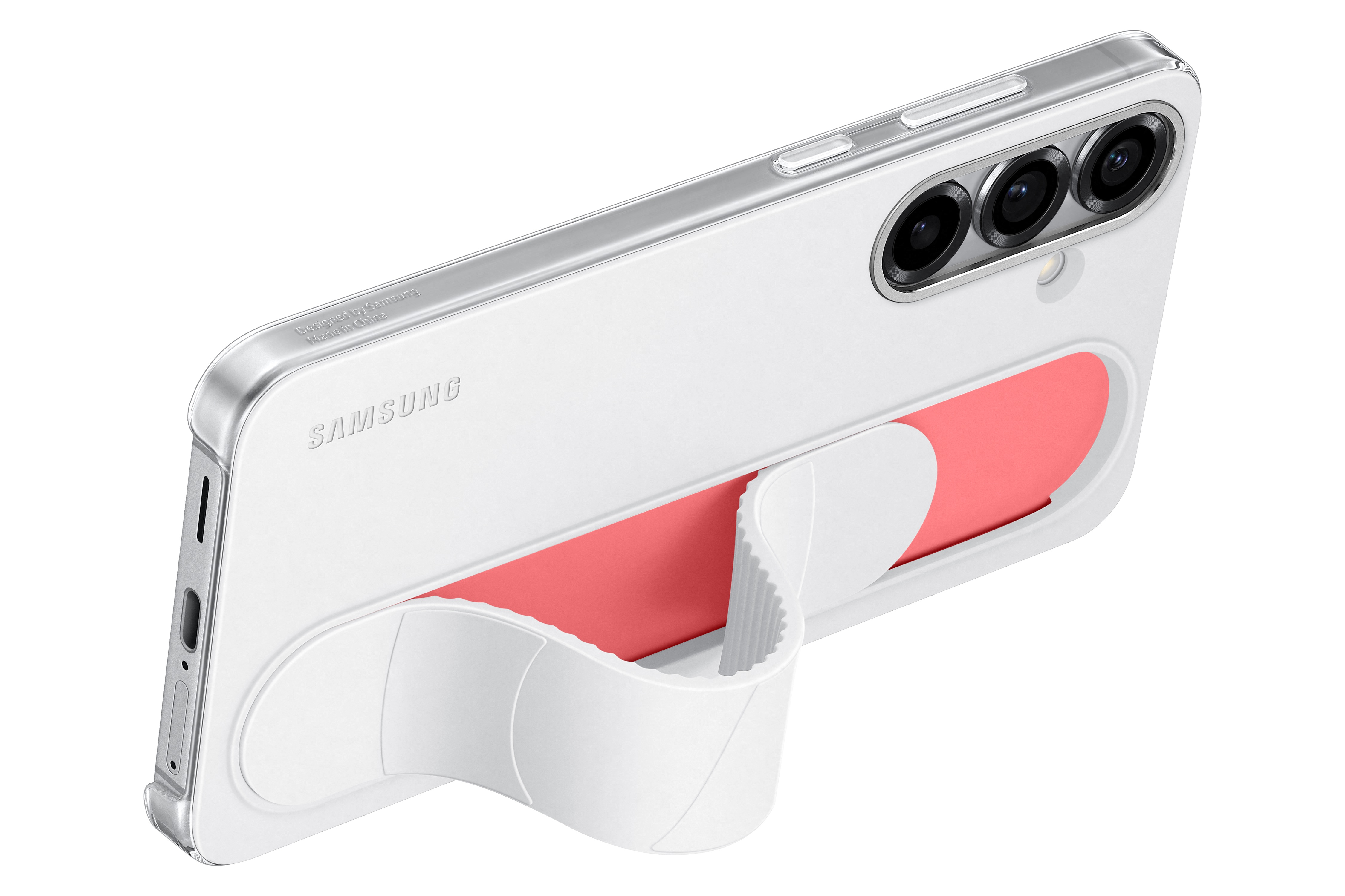 Galaxy S25  Plus Silikon Grip Cover Hülle (EF-GS936CWEGWW) - Weiss