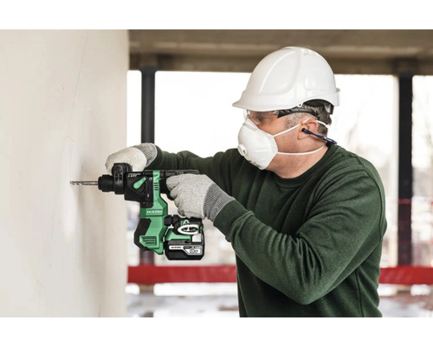 HiKOKI DH18DPAW4Z 18V Li-Ion SDS-Plus accu boorhamer body - 1,3J - koolborstelloos