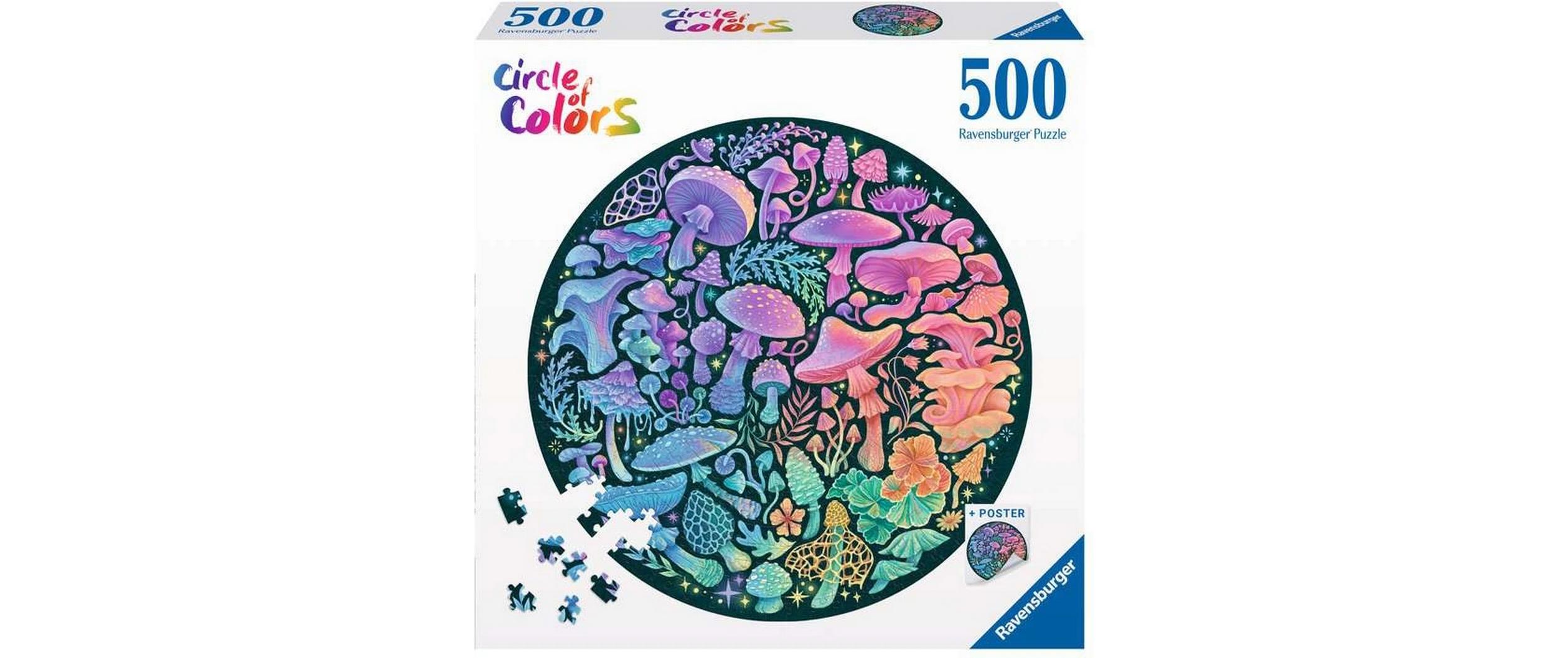 Puzzle MushroomsPuzzeln im kreisrunden Format