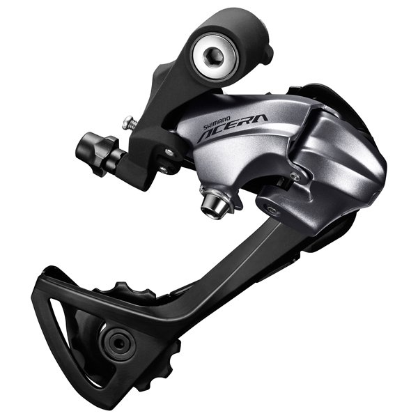 Shimano Acera T3000 bagskifter lang arm sølv
