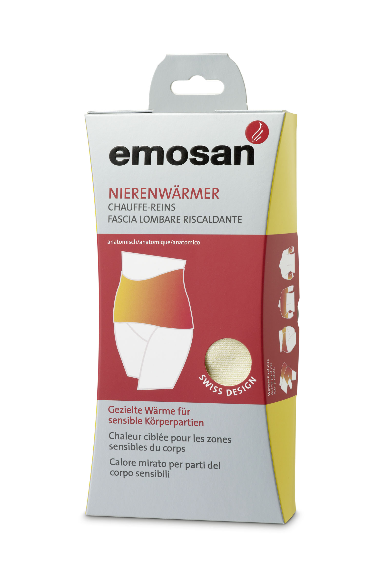 EMOSAN Nierenwärmer anatomisch S écru 1 Stk