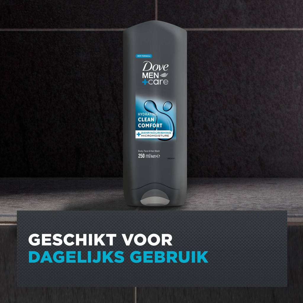 Clean Comfort 3-in-1 douchegel - 6 x 250 ml