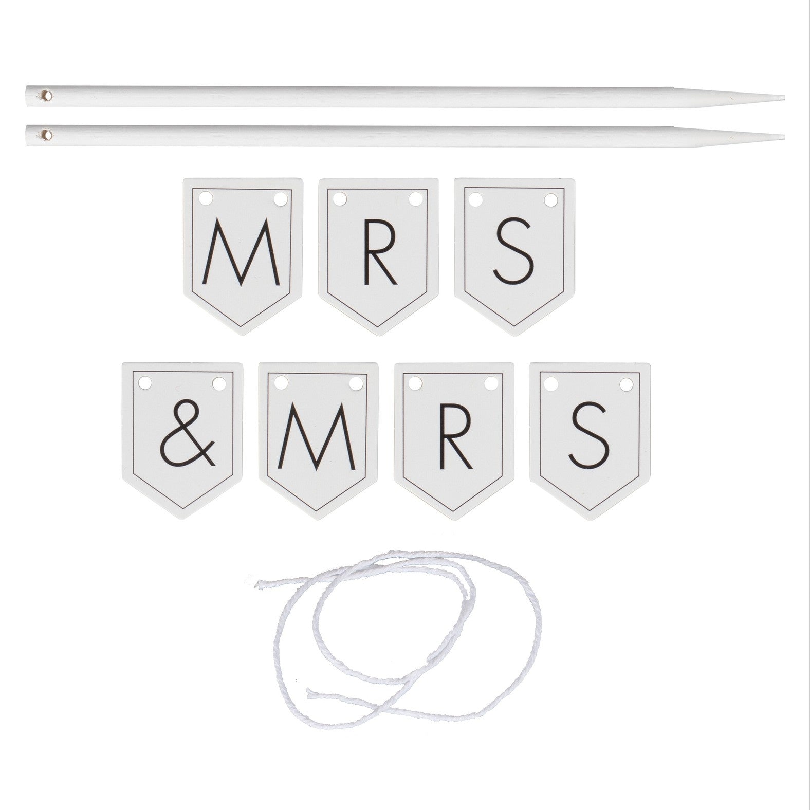 Bruiloft Taarttopper Mr & Mrs 15cm