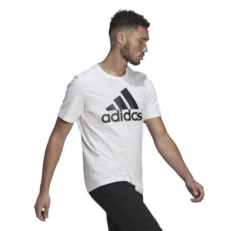 adidas Essentials Big Logo T-shirt Hvid