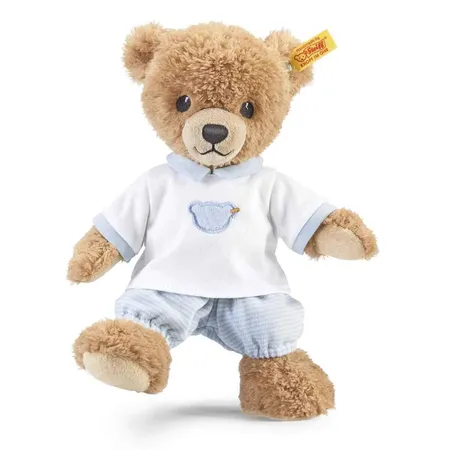 Steiff Schlaf Gut Bär, blau, 25 cm