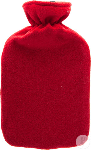 Cassandra Bouillotte Caoutchouc 0,8l Enfant Polaire Rouge 1 Pièce