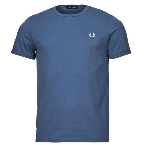 Fred Perry - RINGER T-SHIRT - Bleu