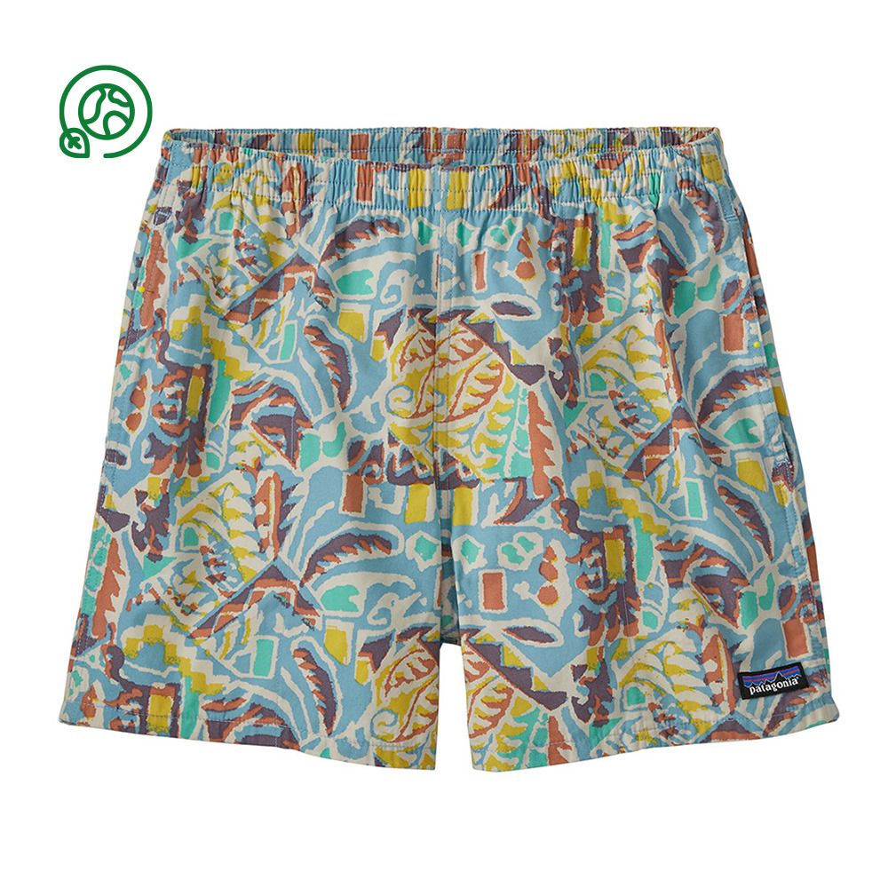 Patagonia FUNHOGGERS - Short Femme thriving planet lago blue