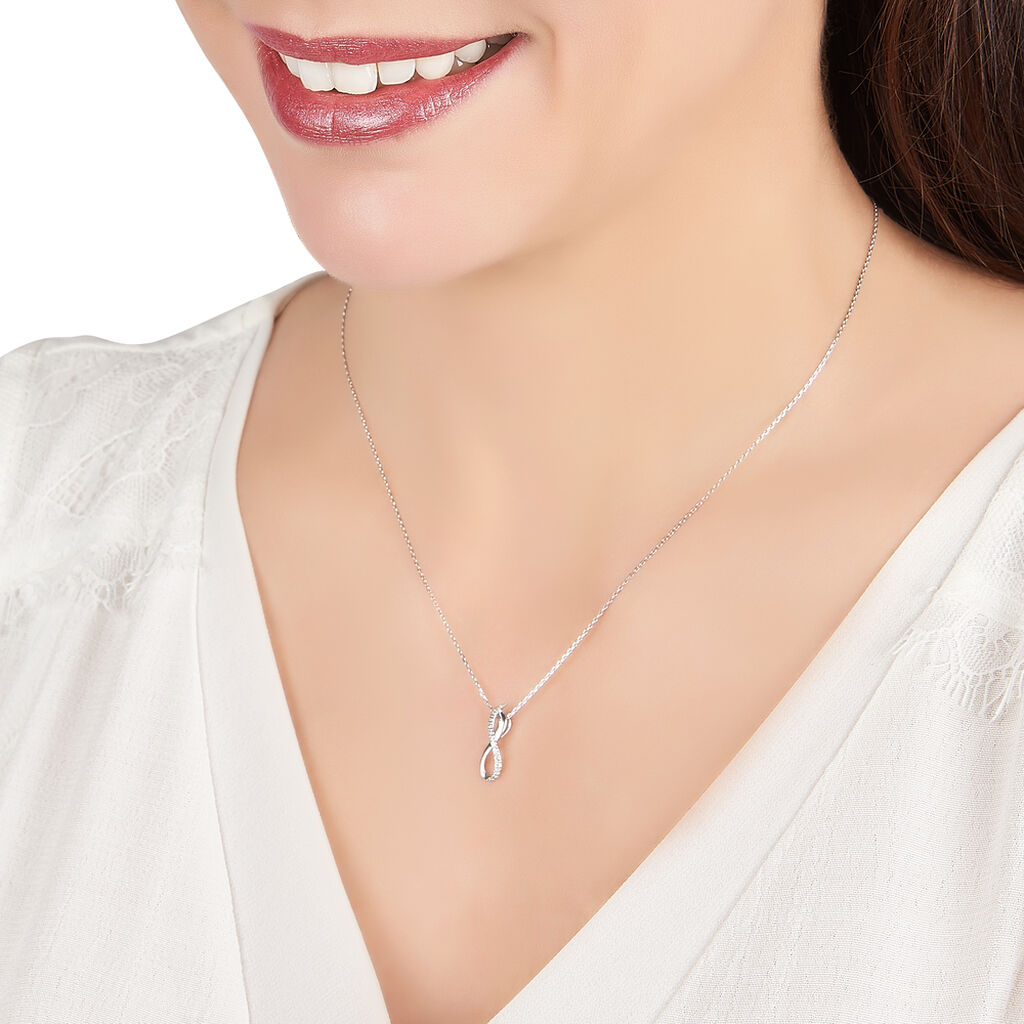 Collier Osanna Or Blanc Diamants