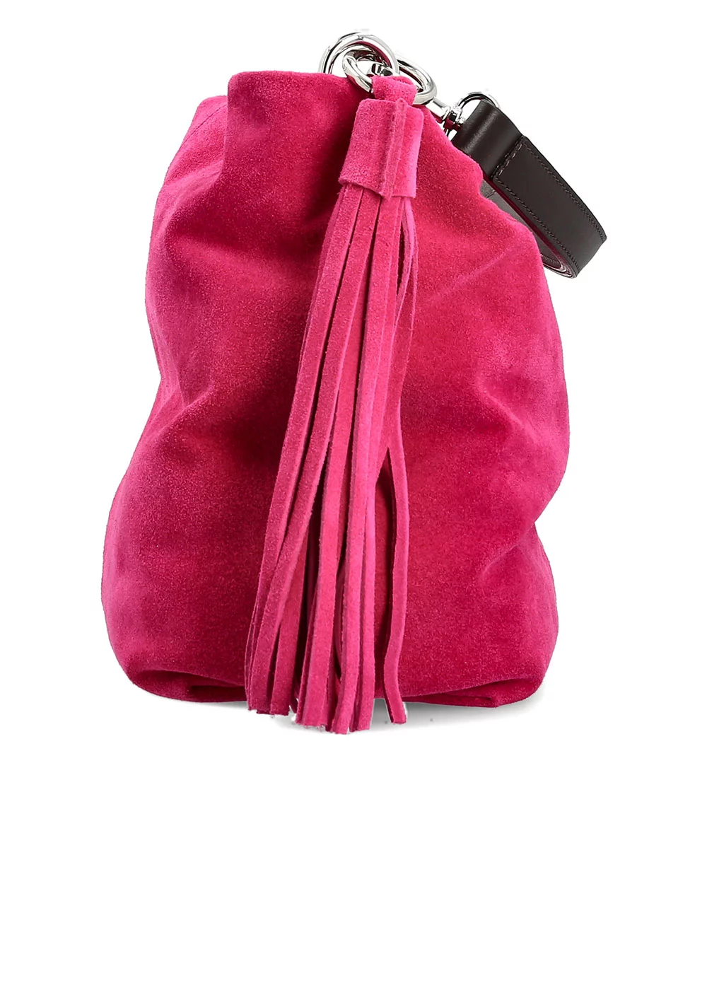 BESACE TASSEL SISKIYOU VELOURS FUSHIA