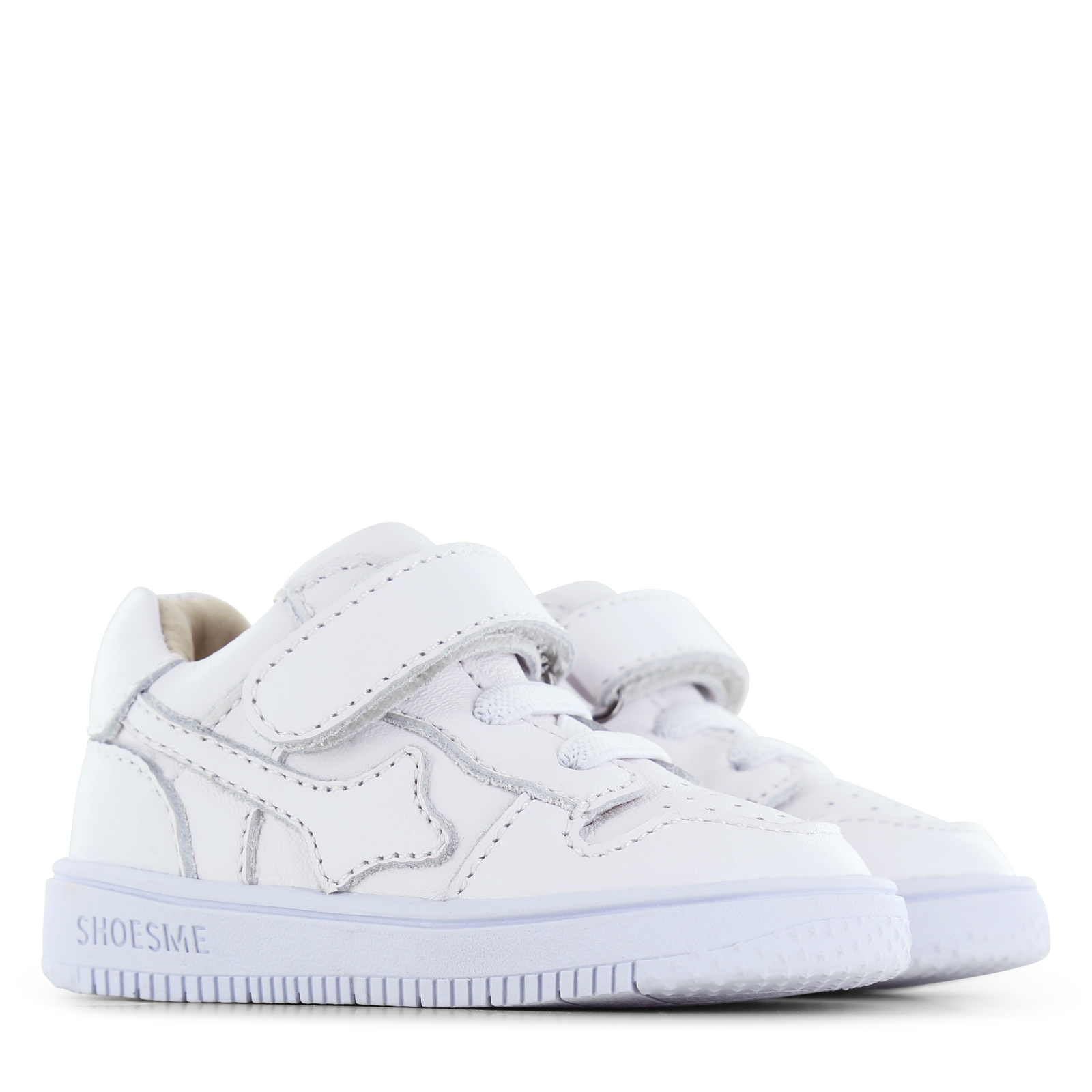 Shoesme wit sneakertje Leer | Uni schoenen