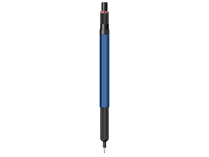 ROTRING blyant med fint blyant 500 metallic blå 0,5 mm gaveæske