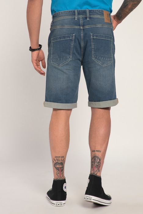 Bermuda, Bauchfit, Jeans, 5-Pocket, High-Stretch