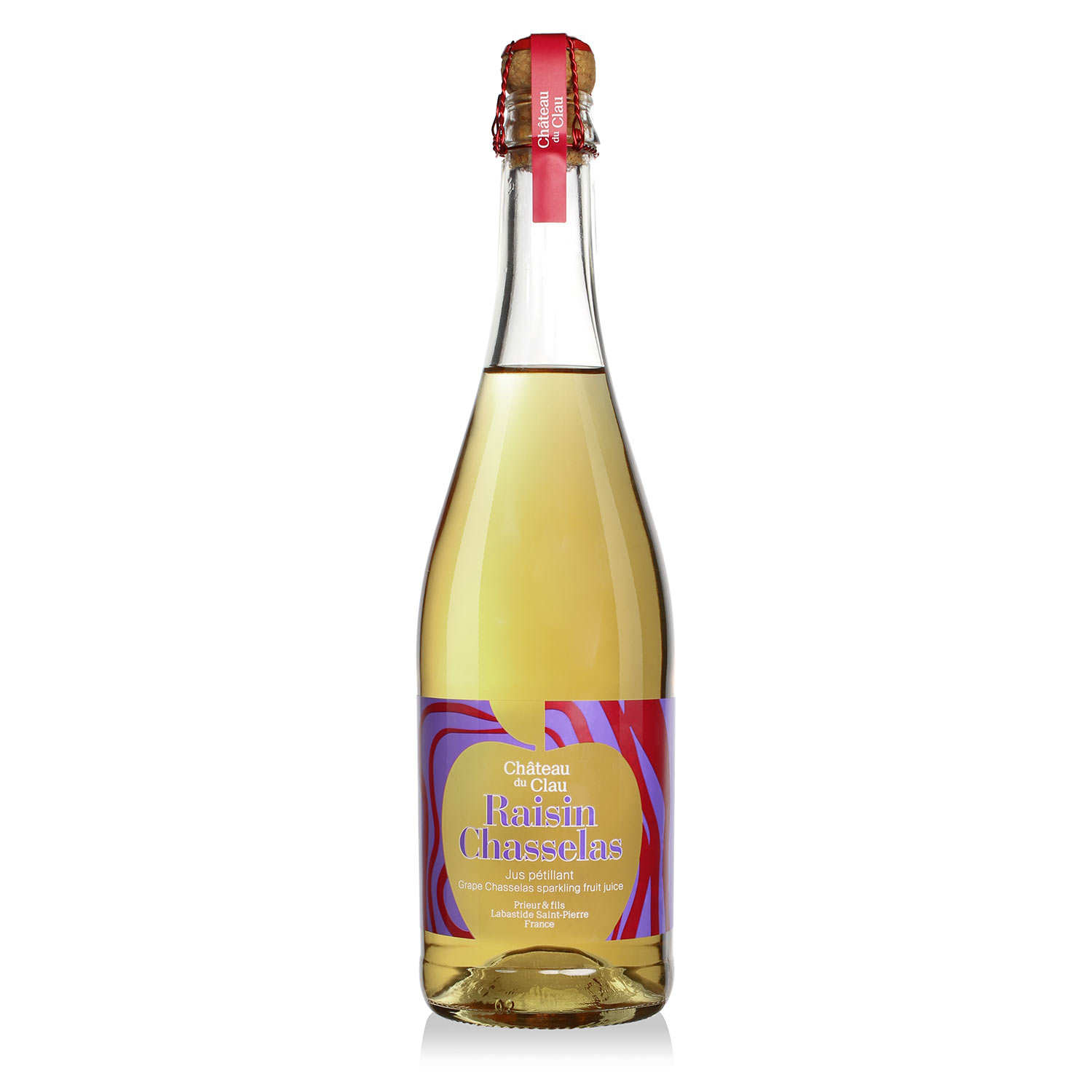 Jus de raisin chasselas pétillant - Château du Clau