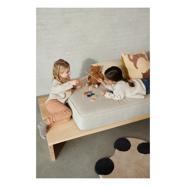 Liewood Tapis Juan en laine et coton | Crème