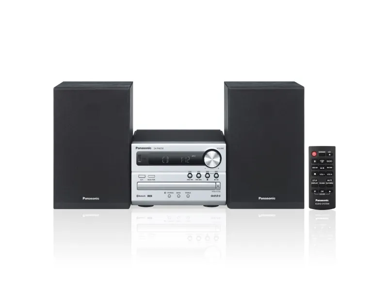 Panasonic SC-PM250 - Mikrosystem - 20 Watt (Total) - sølv