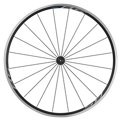 ROUES ROUTE 700 SHIMANO WH-RS100 NOIR 11V. COMPATIBLE 10V. DECO BLANC  (AVANT   ARRIERE)