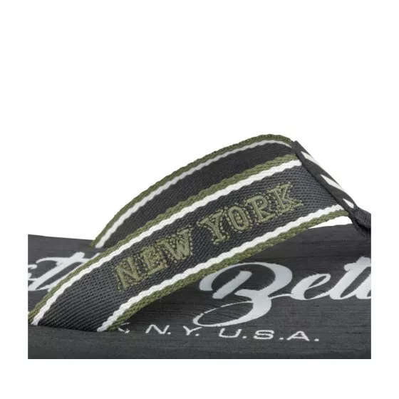 Tongs NOIR COTTON BELT