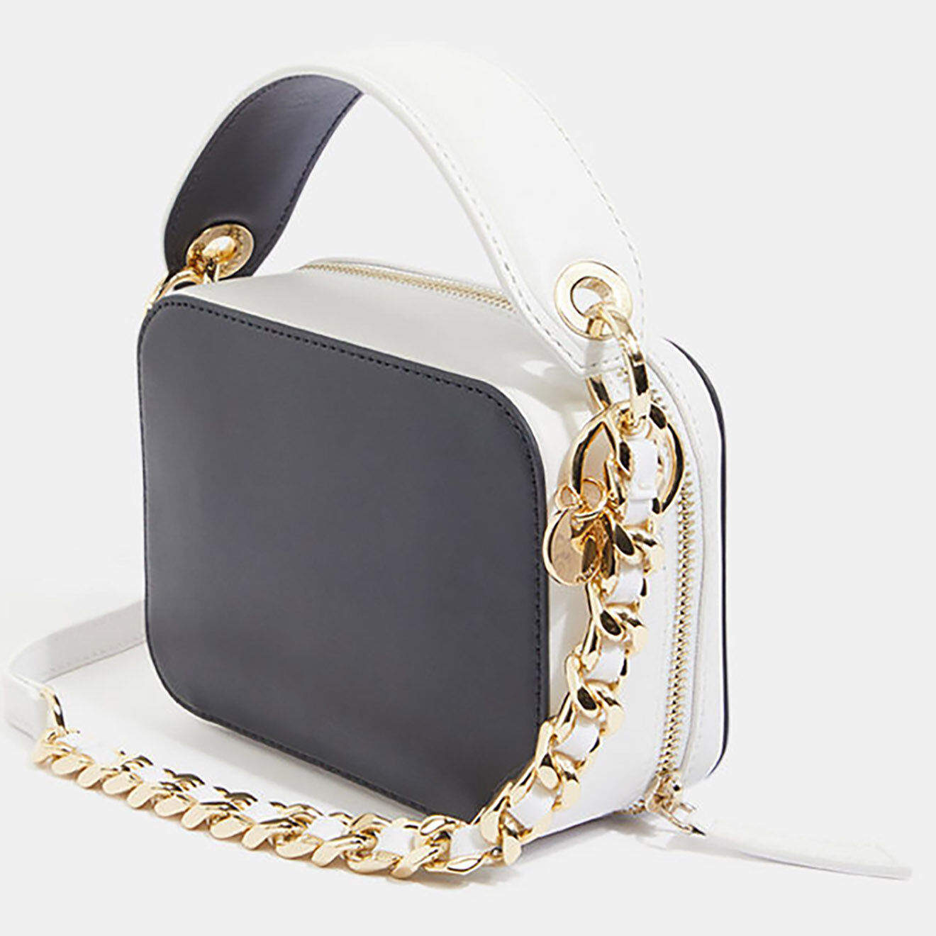 Tommy Hilfiger Mini sac à main Chic Trunk bleu marine - 12x17x6,5 cm