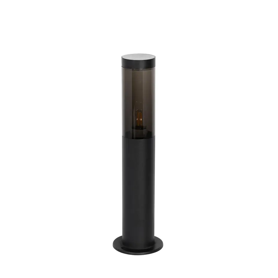 Qazqa staande buitenlampen rox zwart e27