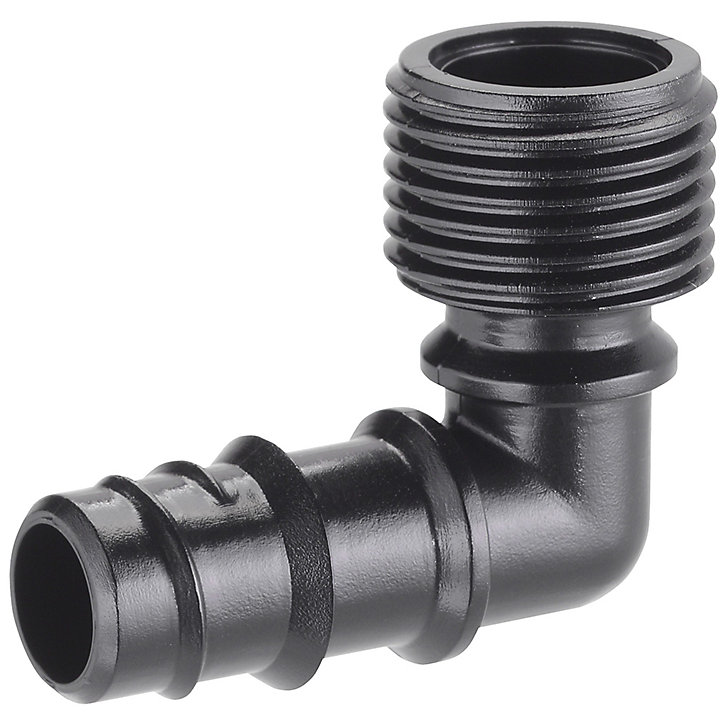 Lot de 2 coudes fileté 90° 15/21 mm Claber