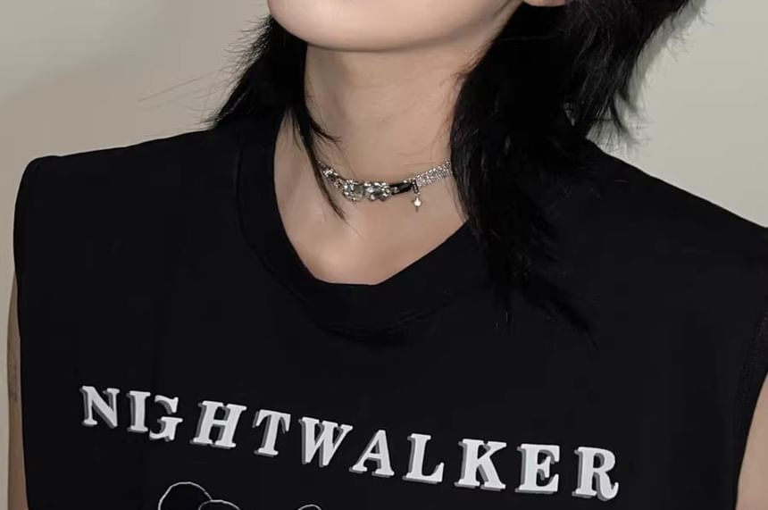 Miumi - Rose Alloy Lip Ring
