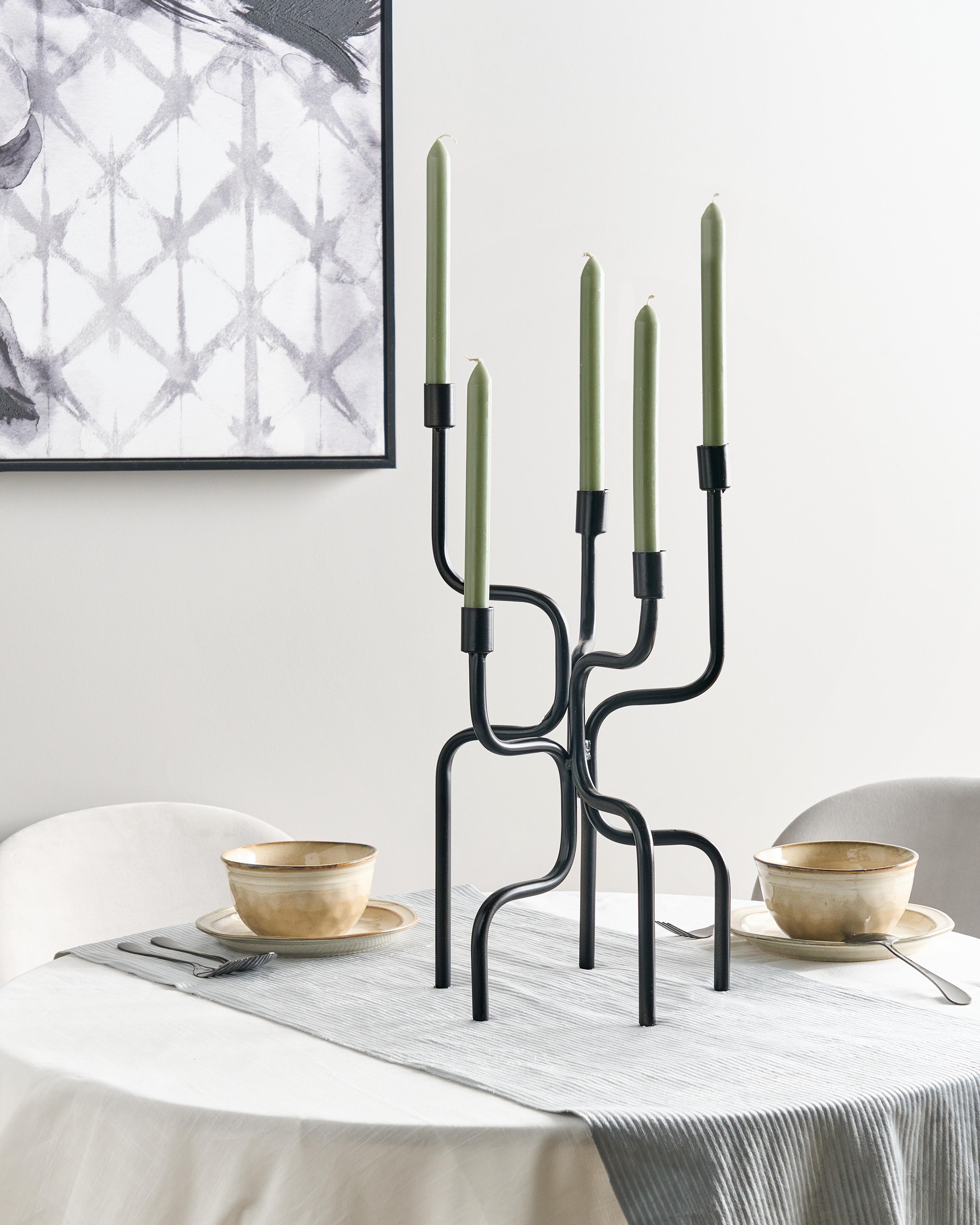 Kaarshouder PORRTELA Metaal 50 cm Zwart