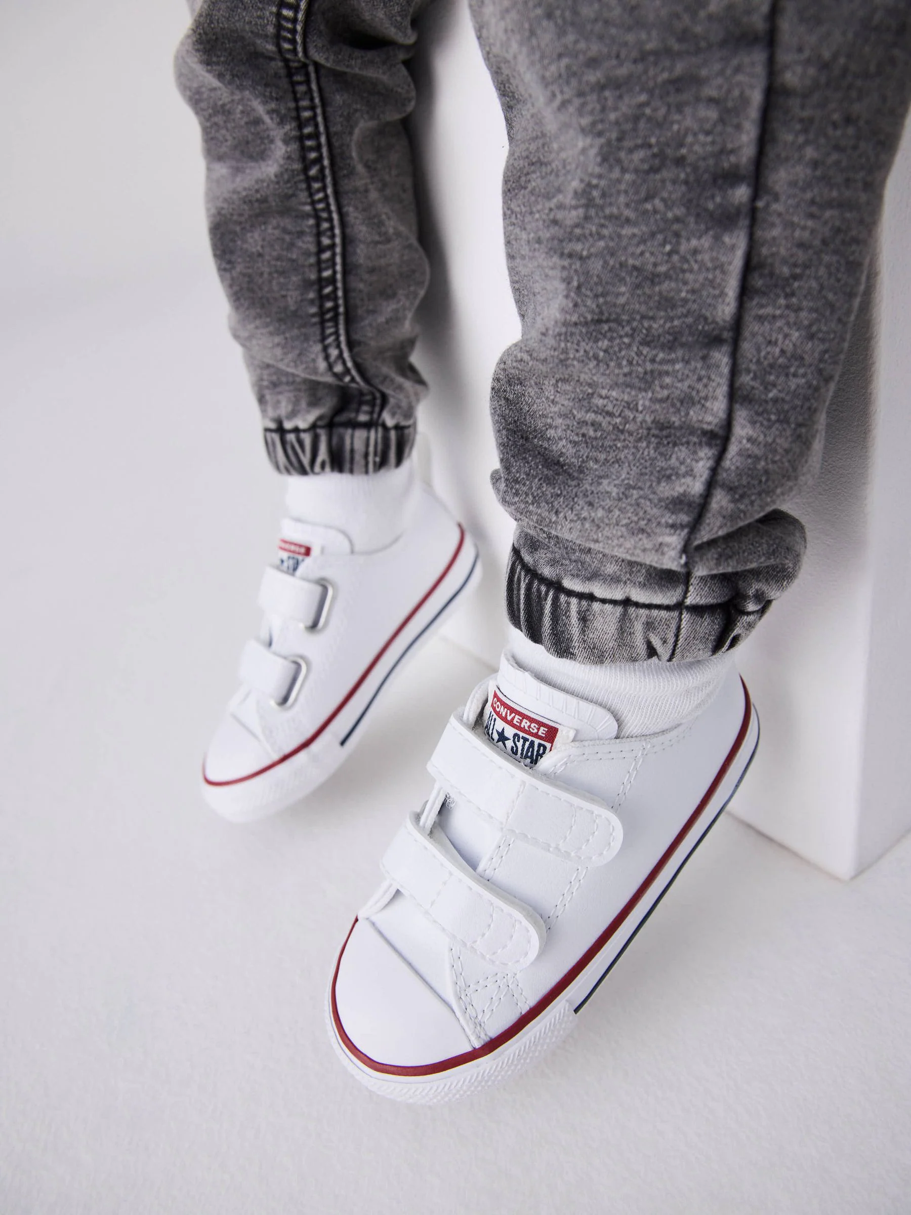 Wit - Converse Chuck Ox 2V sneakers voor peuters