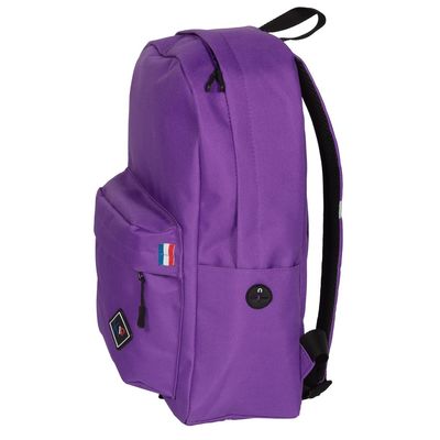 Sac à dos KIP Made in France - 1 compartiment - noir/violet - Kid'Abord