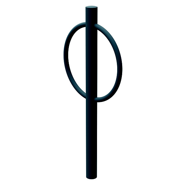 Appui-velos à sceller cyclo tenor tete  bombee, anthracite mat 7016